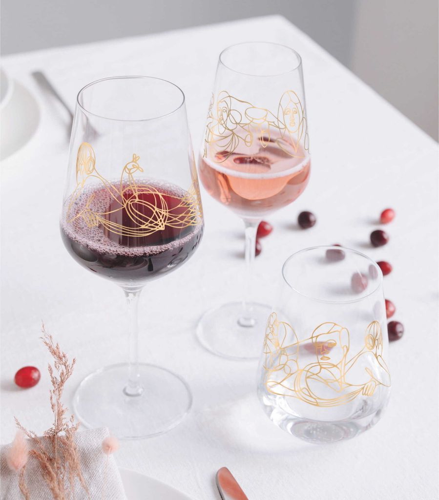 SAGENGOLD WEIßWEINGLAS-SET #1, #2 VON BURKHARD NEIE Produktbild 9