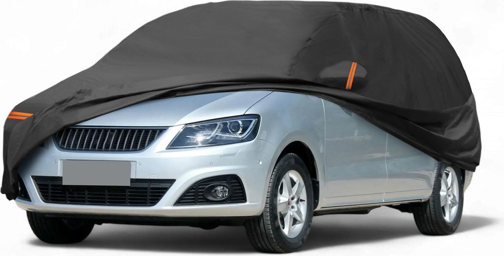Autoabdeckung fš¹r Seat Alhambra 2010-2022 PEVA Spunlace Baumwolle Outdoor Voll Autoabdeckung Wasserdicht Winddicht Sonne Regen Schnee Schutz mit...