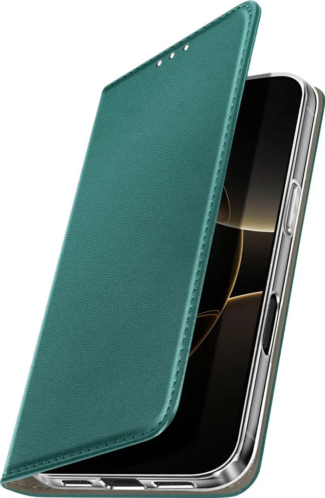 Custodia Premium iPhone 17 Pro Avizar Verde Abete - Portafoglio Chic