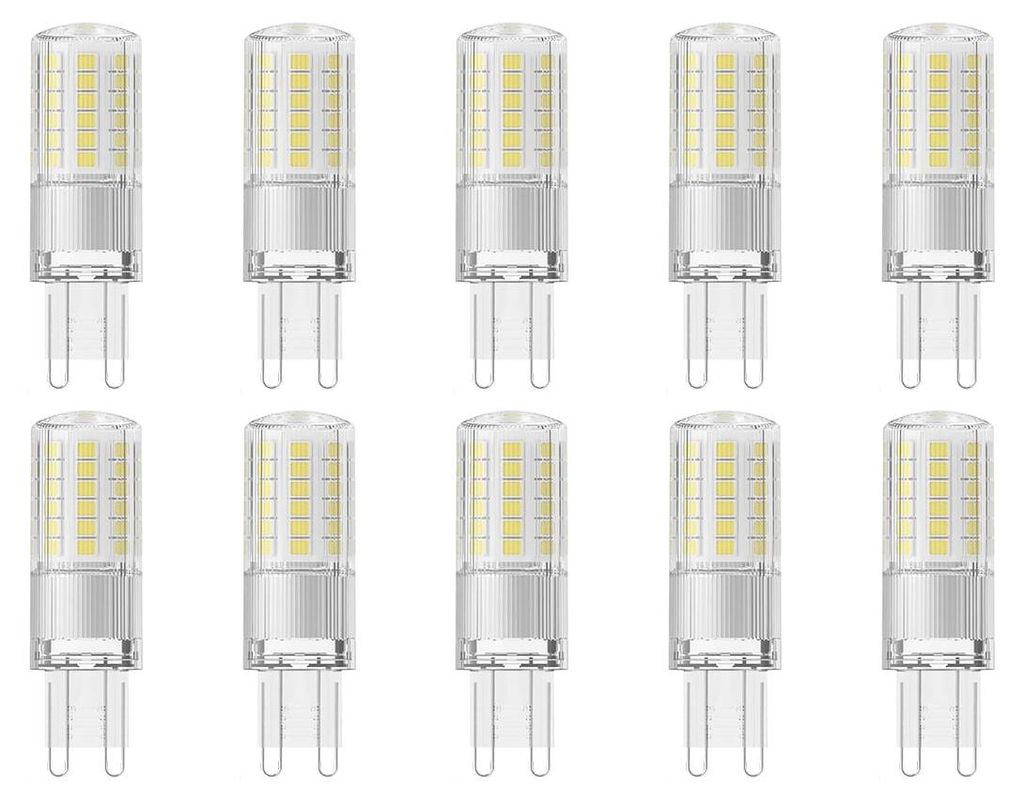 Modee LED-Lampe G9 - 5 W, 2700 K, 600 lm, 230 V - LED-Einsatz - Warmweiß - 10 Stück