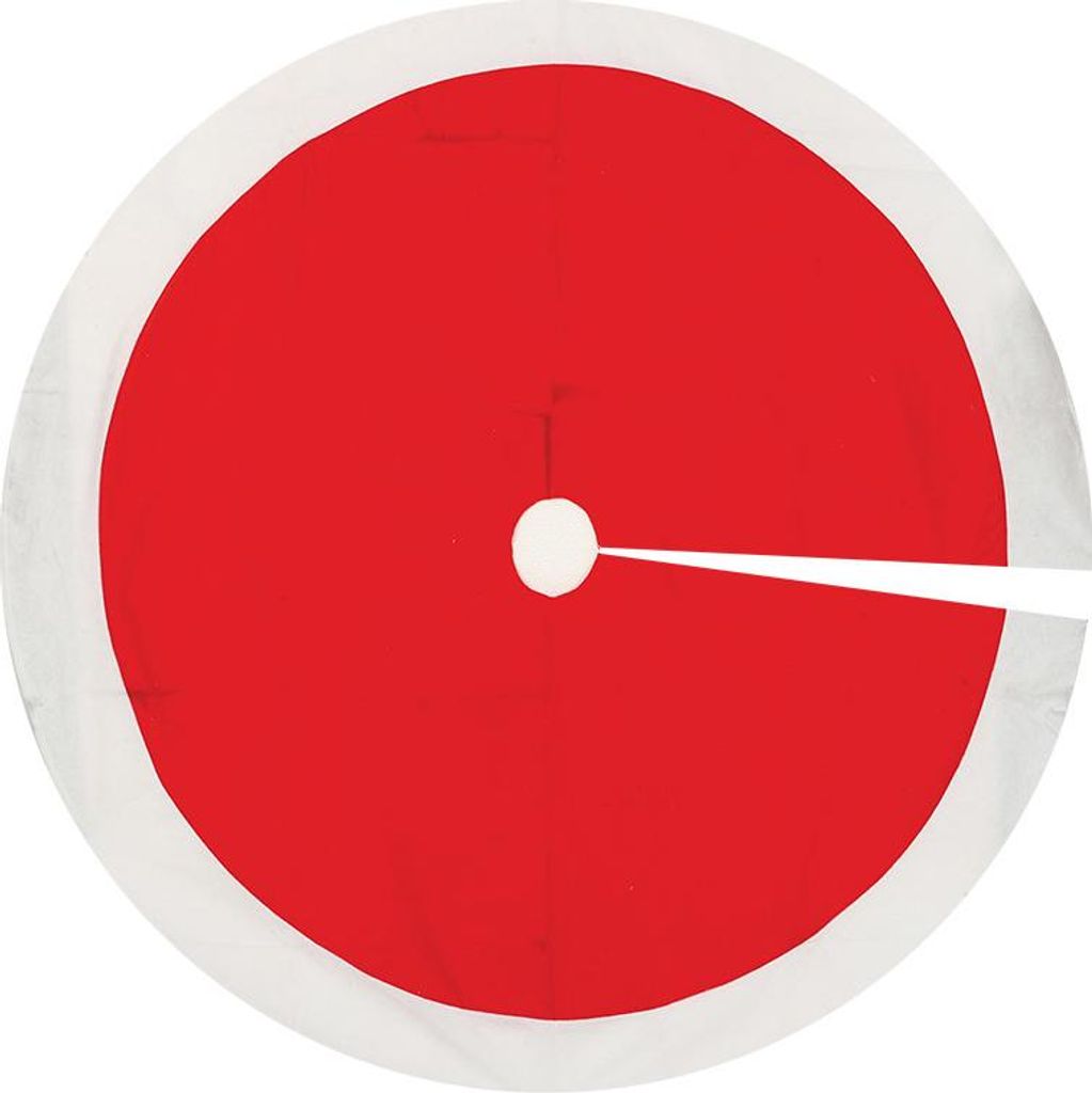 Kerstboom-tapijt, Kerstman, rood-wit, 120 cm - universele Productafbeelding 