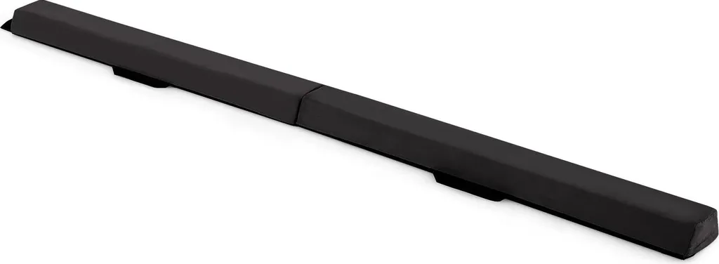 Poutre de gym à domicile pliable 210 cm noire pour enfant et adulte