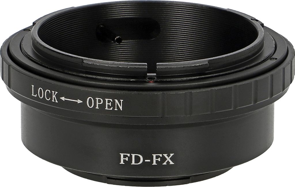 Objektivadapter Canon FD an Fuji FX Mount Kameragehäuse