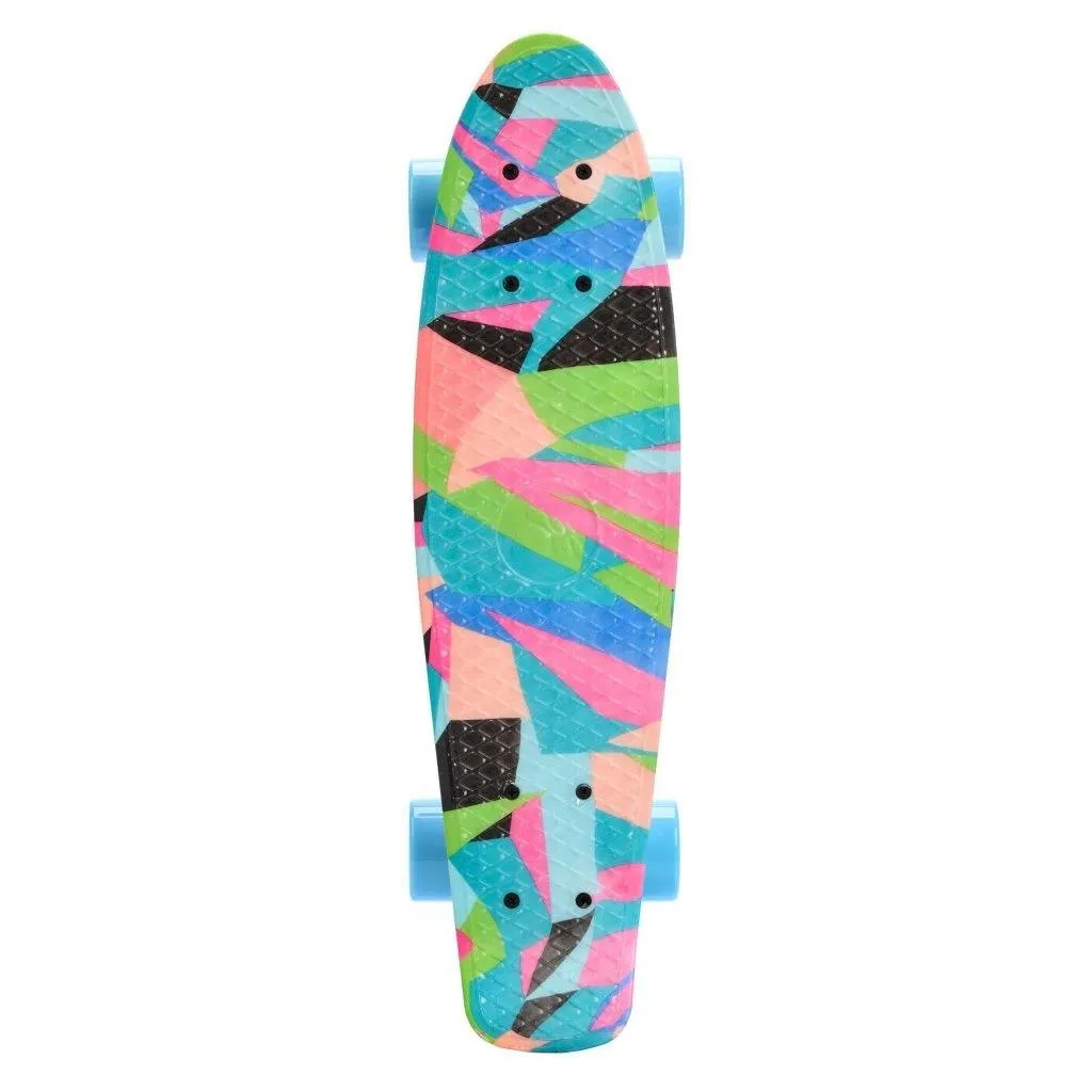 Pennyboard MTR Neon Jungle skate léger pour éviter les bouchons