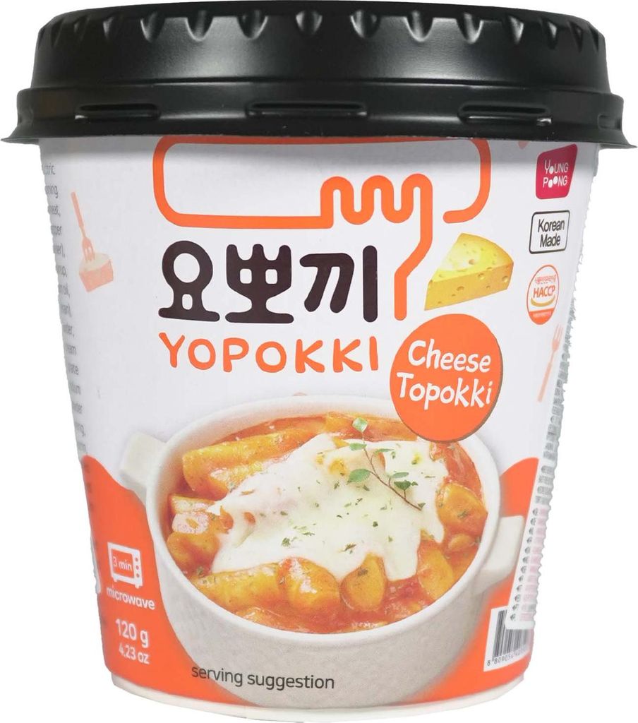 Yopokki Tteokbokki Cup so syrom 120 g Obrázok produktu 