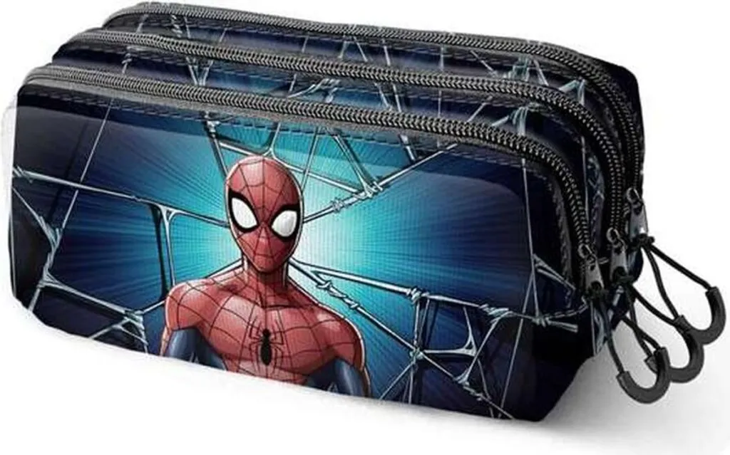 Regalo Scuola Spiderman: Astuccio Karactermania Maximum 3 Comparti