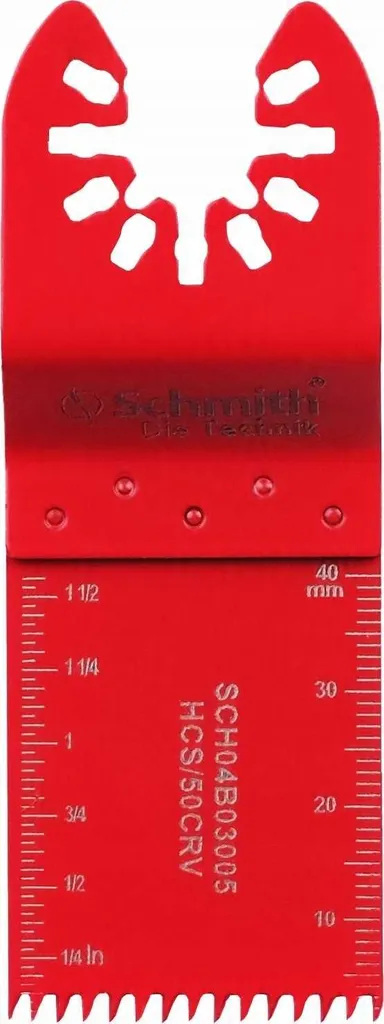 Lame de scie oscillante bois et PVC 34x40mm SCHMITH HCS robuste