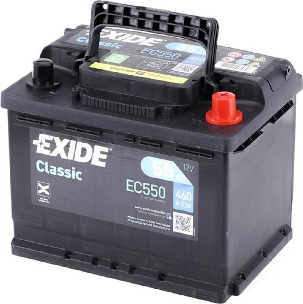 EXIDE Classic Starterbatterie 12V 55Ah 460A/EN B13 L2 Batterie