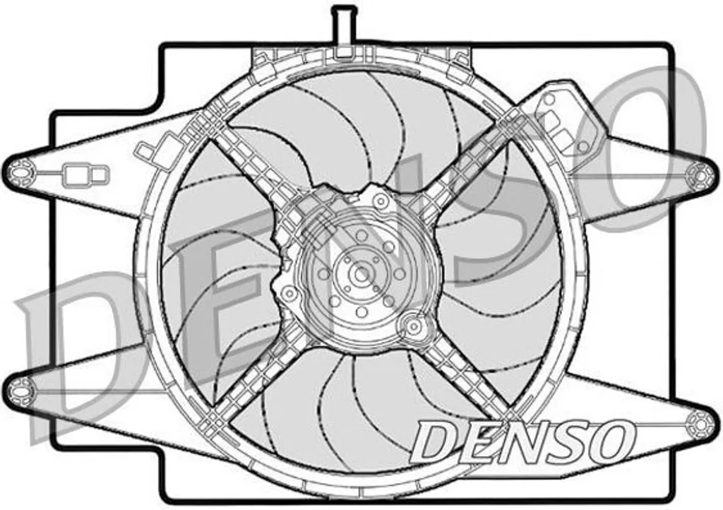 DENSO DER01001 Ventilateur de Radiateur pour Alfa Romeo 146 et 147