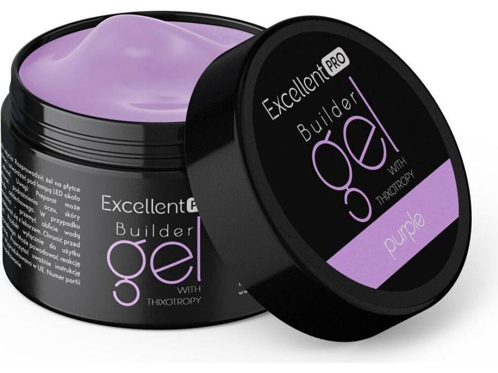 Excellent PRO | build-up gel Thixo Purple 15g - Obrázek produktu 