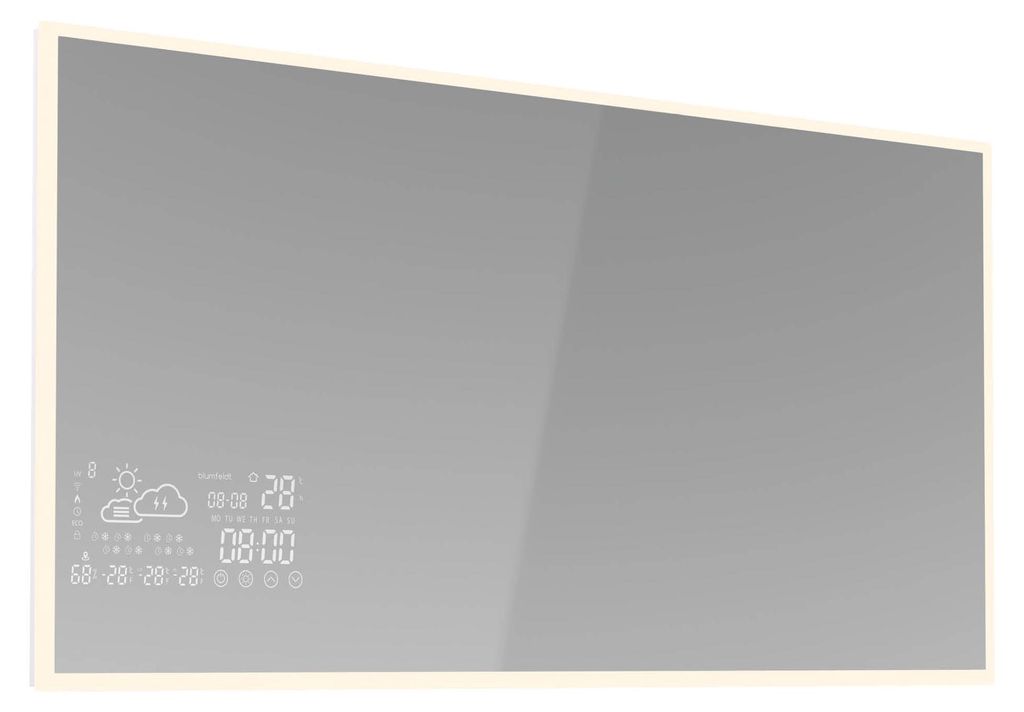 Infrazářič Blumfeldt 600 W – nástěnný, Smart Mirror s LED Obrázek produktu 