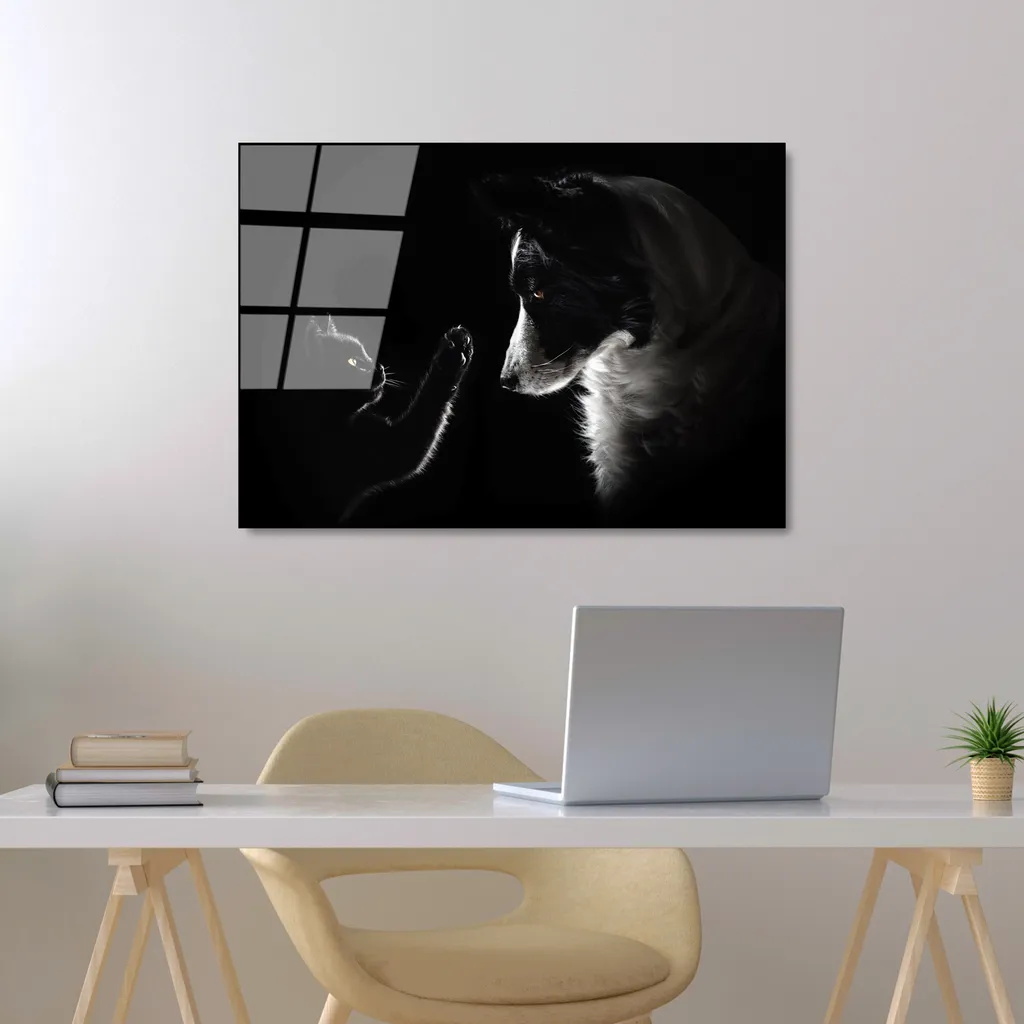 Quadro Decorativo Wallity UV-453 50x70 in Vetro Temperato Design Premium