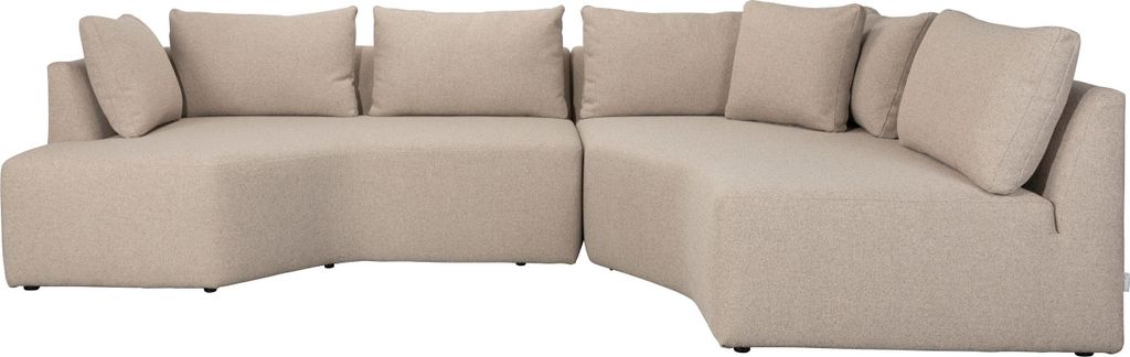Zuiver Prosper Ecksofa Rechts Cappuccino/ Beige