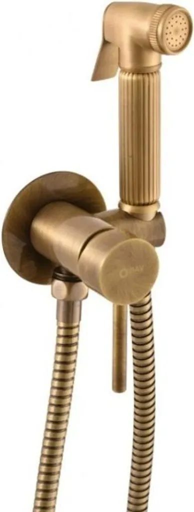 Robinetterie de Bidet Encastrable SEINA Bronze avec Douchette à Main