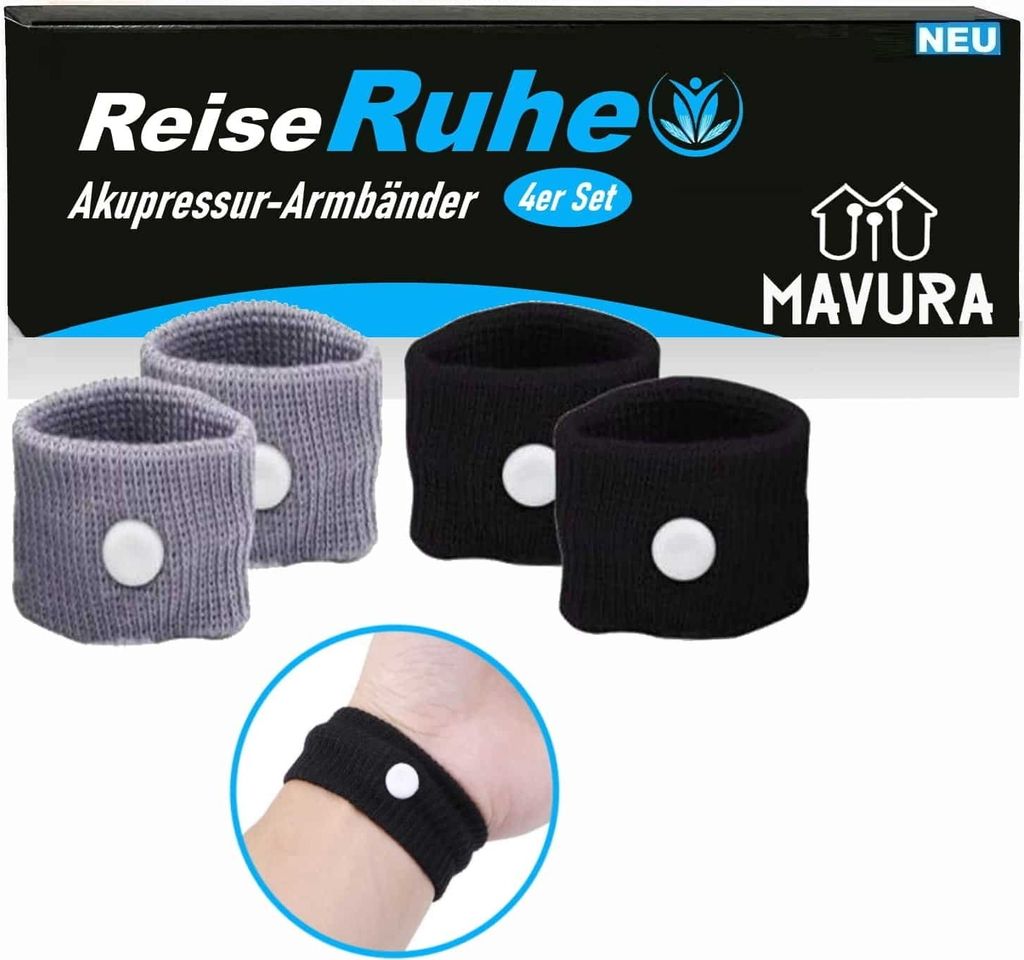 ReiseRuhe Wohlfühl Armbänder Reiseband Akupressur Produktbild 