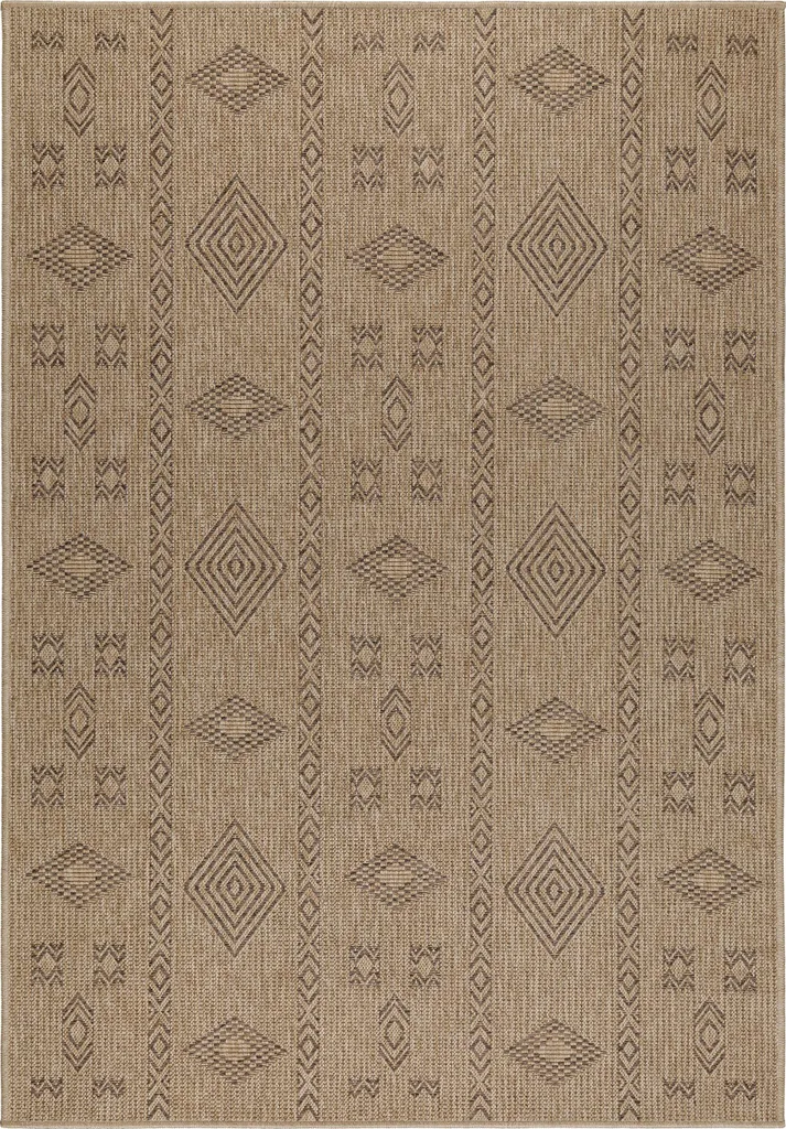 Tapis de passage Dhaka Baita noir 80x150 cm pour entrée et terrasse