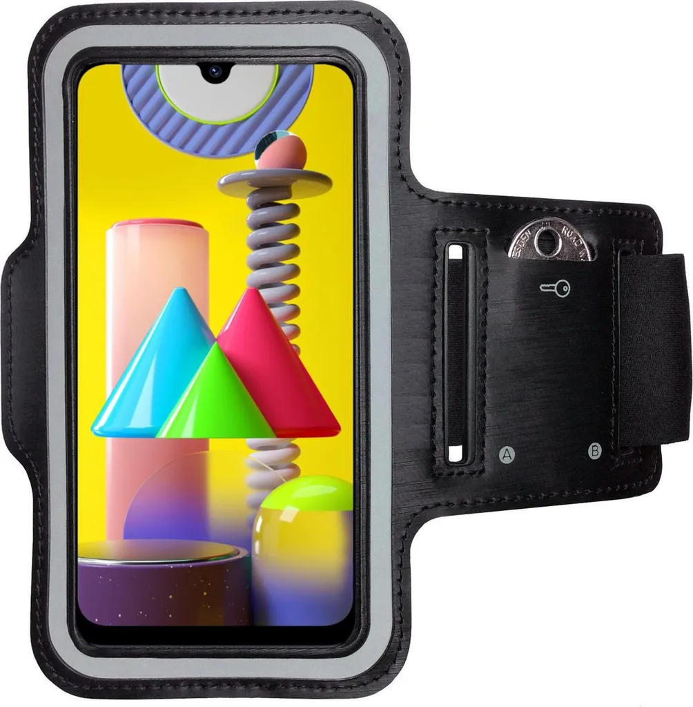 Fascia da braccio per Samsung Galaxy M31 Sport Fascia da braccio Custodia per cellulare Fitness Jogging Custodia per cellulare