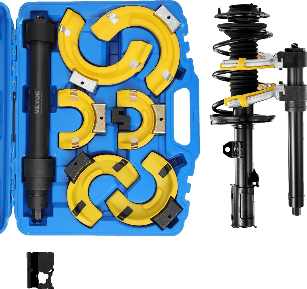 Kit compresseur de ressort professionnel pour montage de suspension auto