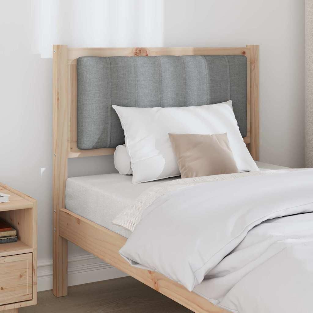 Cloris Designermöbel Gepolstertes Kopfteil Braun 75cm Massives Kiefernholz - 2026Neu605504 - Kopfteile