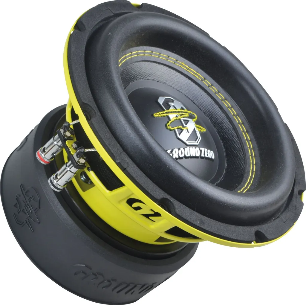 Basses saturées ? Optez pour le Subwoofer Ground Zero GZRW 8XSPL 1000W