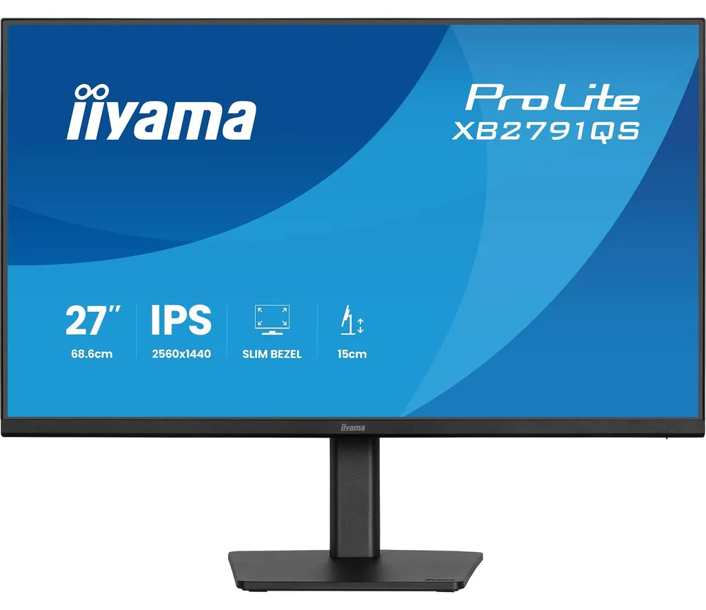 Écran de Travail 27 pouces Iiyama IPS 1440p pour Confort Visuel Accru