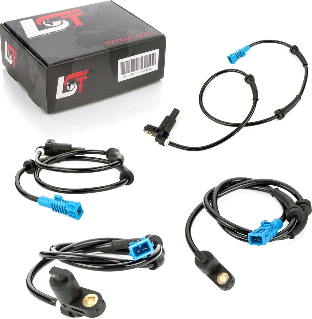 4x ABS Sensor Raddrehzahlregler vorne hinten links rechts für PEUGEOT 206 98-02