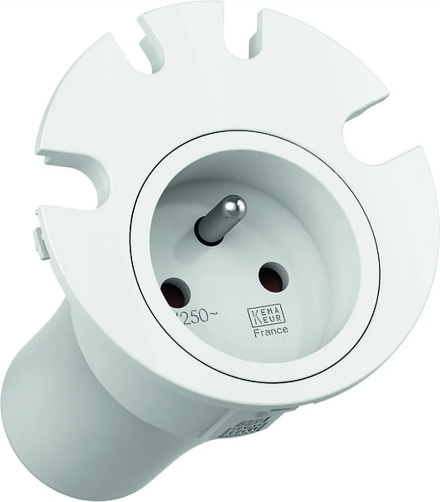 Prise de Bureau Encastrable LOOP IN 1xUTE 4xKBD BACHMANN 938.102 2m
