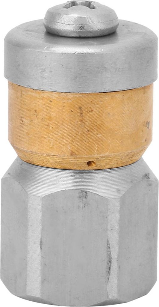 Edelstahl-Druckrohrreinigungsdüse für Abflussrohre, rotierende Düse, 1/4"-BSP-Innengewinde
