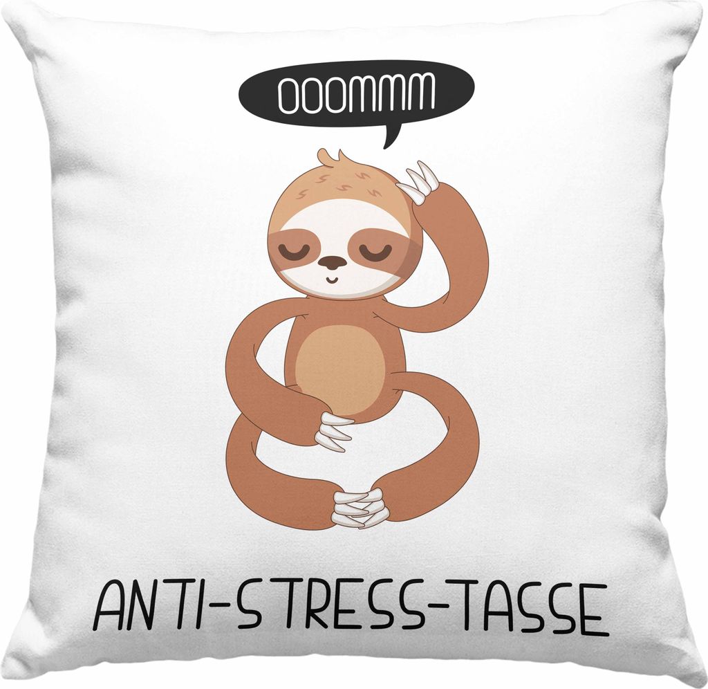Trendation - Anti Stress Deko-Kissen mit Füllung 40x40 Geschenk Kollegin Kollege BüroDeko-Kissen mit Füllung 40x40 mit Spruch Erzieherin Mama Re...