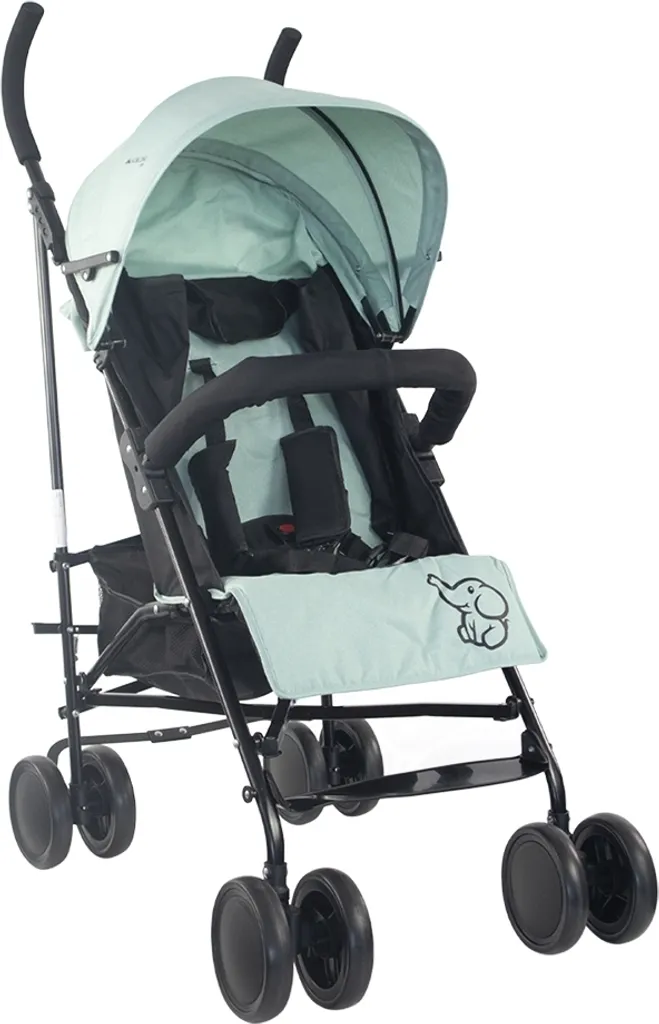 Mobiclinic Kids Poussette Eléphant Dossier Réglable et Pliable Compacte