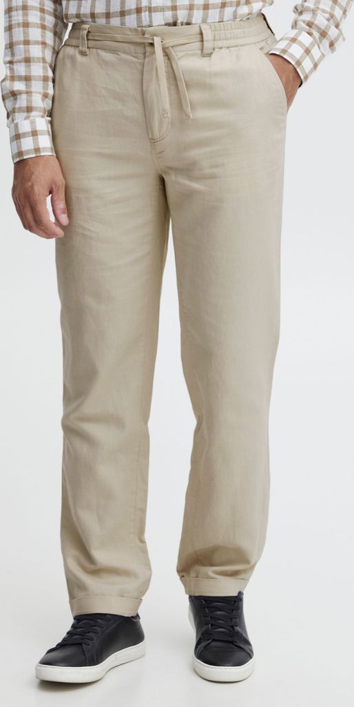 CASUAL FRIDAY CFPandrup Herren Leinenhose Stoffhose Leinen Mix Regular Fit mit Kordeln