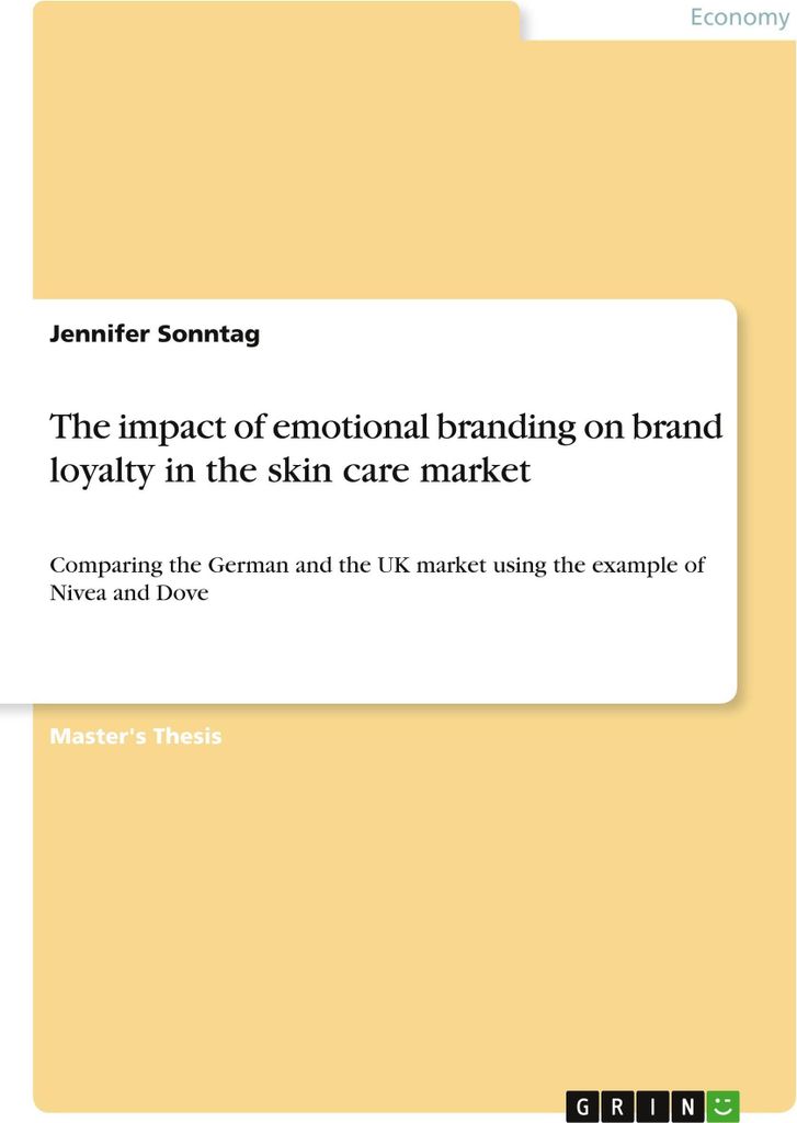 The impact of emotional branding on brand loyalty in the skin care market