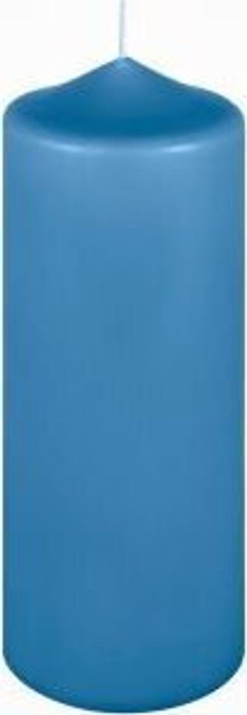 Premium Stumpenkerzen Scandic Blau 200 x 80 mm, 1 Stück