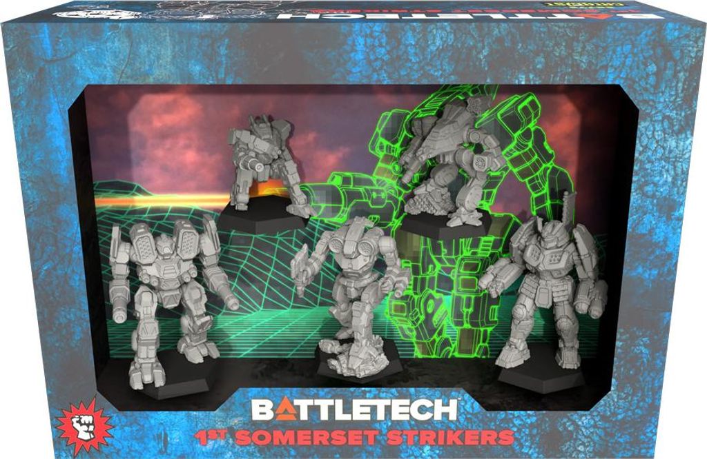 BattleTech Somerset Strikers - Miniaturen-Spiel -Zubehör - ENG Edition