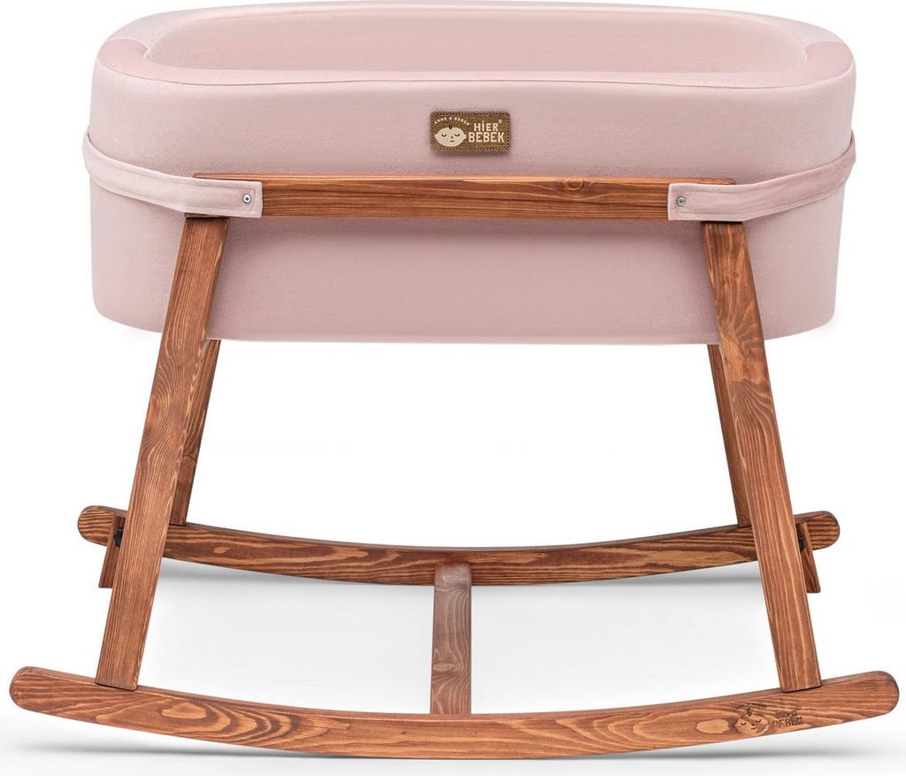 Skye Decor, Hier- Hier HDS, Rosa,Eiche, Wiegen, 70x46x72 Produktbild 