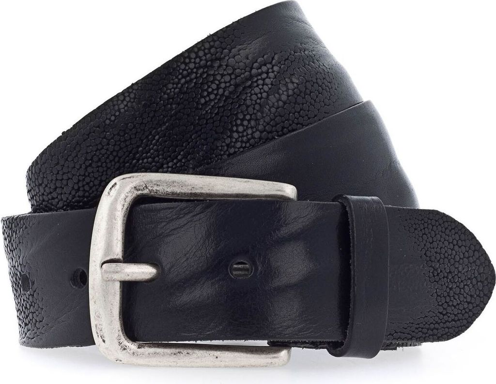 Vanzetti Leder Gürtel 40mm Leather Belt W80 Black schwarz