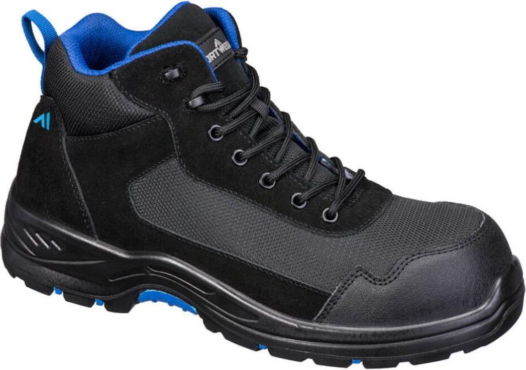 Brodequin S3l Hro Sr Fo - Größe 48 - Schwarz/Blau - Portwest