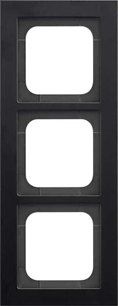 Busch-Jaeger 1723-275 Cadre de Finition Triple Noir Mat 2CKA001754A4705