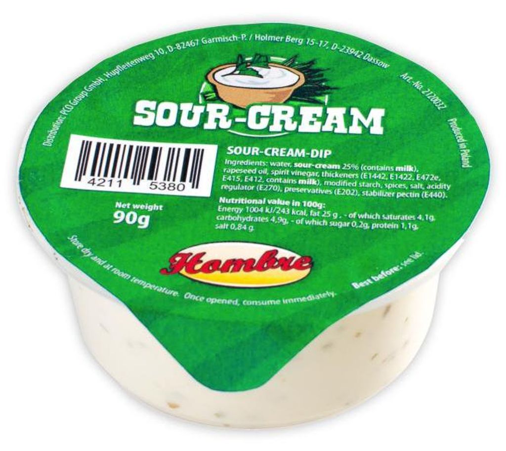 Hombre Sour Cream 90g Produktbild 