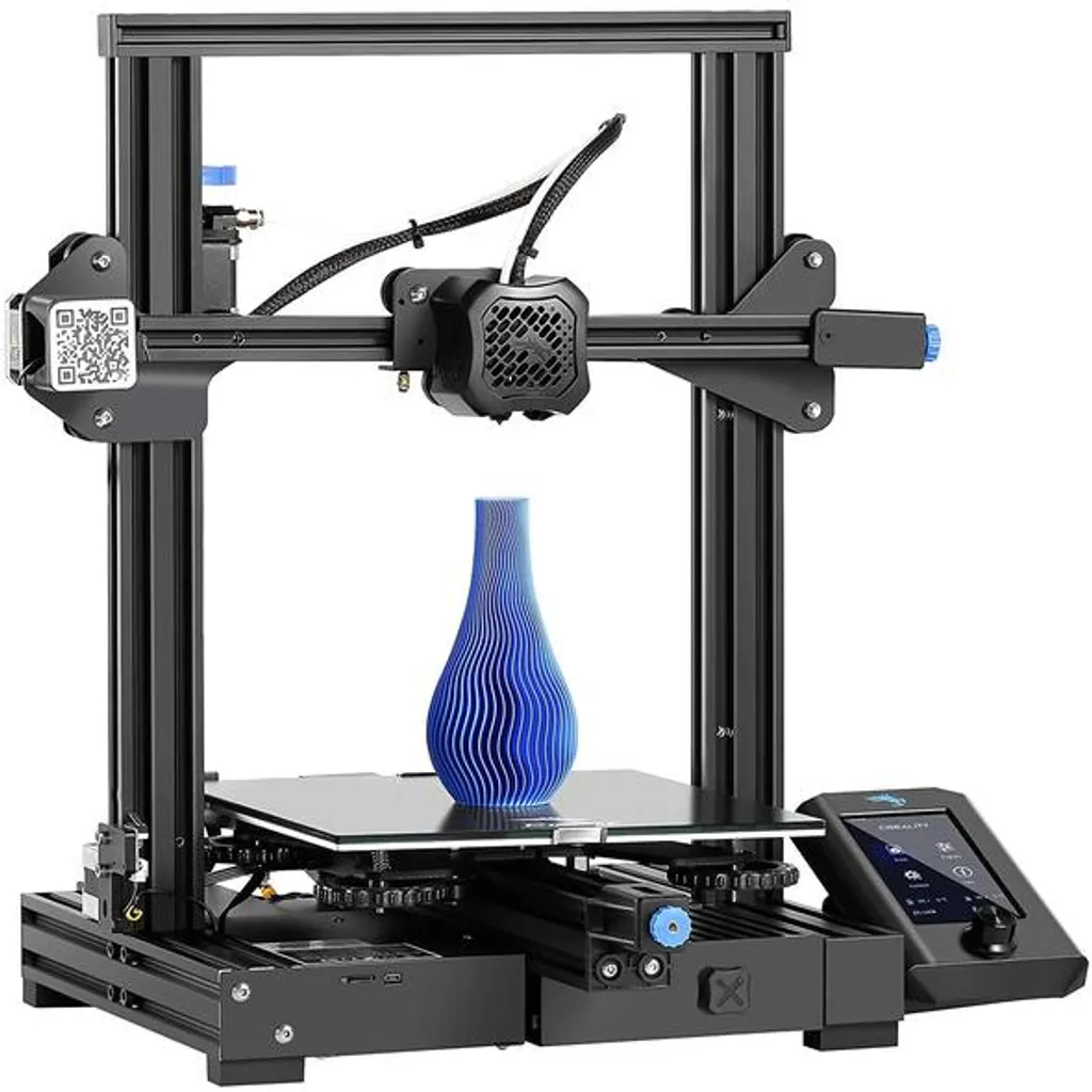 Imprimante 3D de bureau Ender 3 V2 Creality avec plateau en verre 220mm
