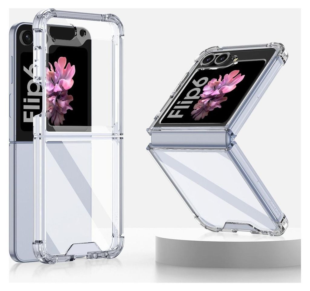 Mobigear Crystal Durchsichtig Samsung Galaxy Z Flip 7 FE Hülle Hardcase Backcover - Transparent