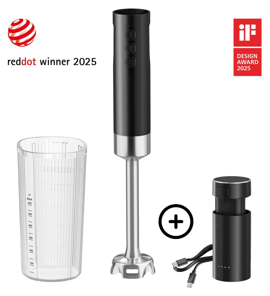 Zwilling XTEND Kabelloser Stabmixer Starer Set mit Akku Produktbild 