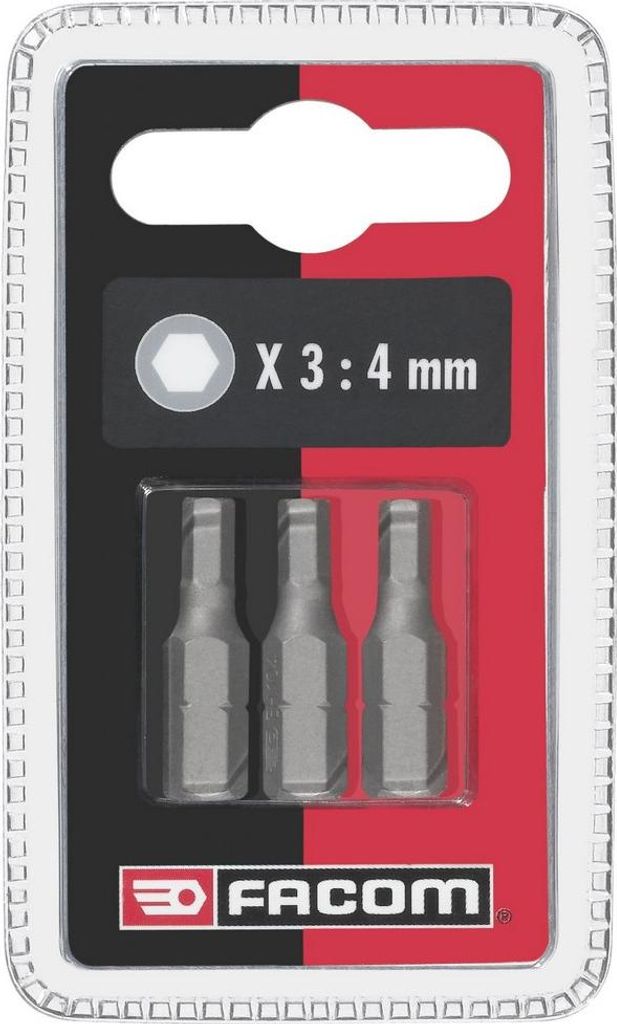 Facom Bits Serie 1 - Sechskant 6mm 3-tlg