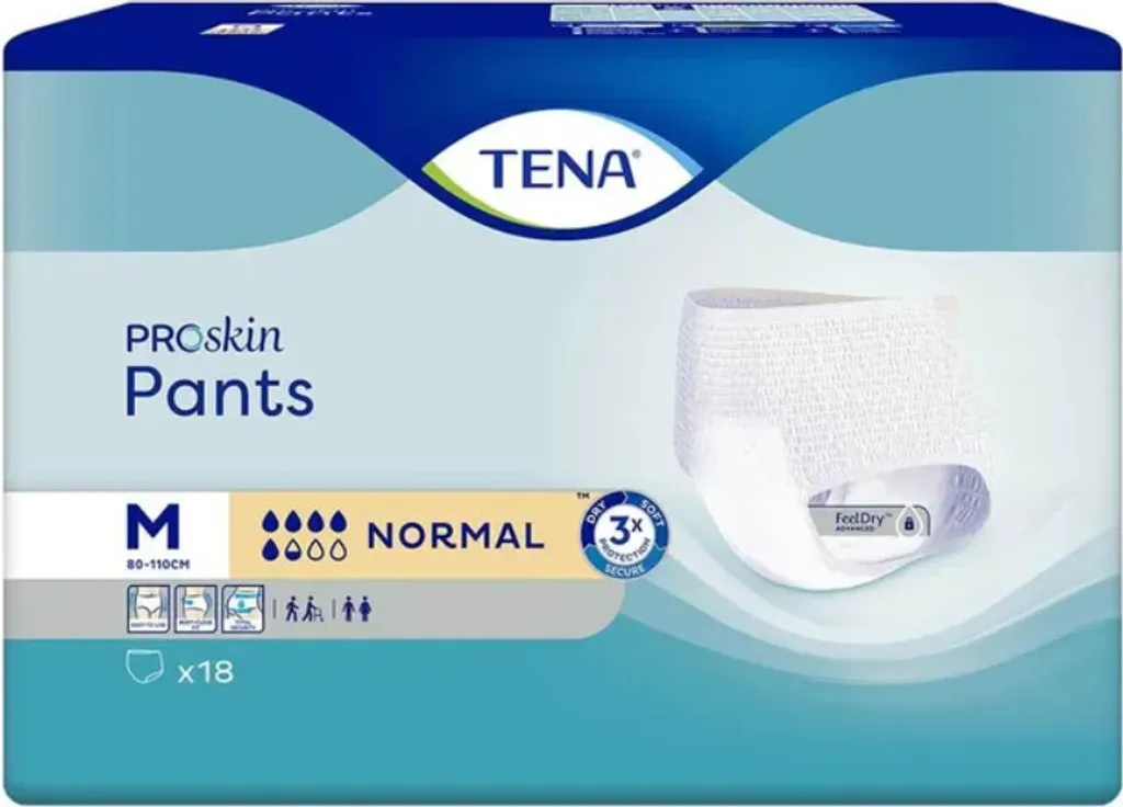 TENA Pantaloni normali 18 pezzi (80-110 cm) taglia M