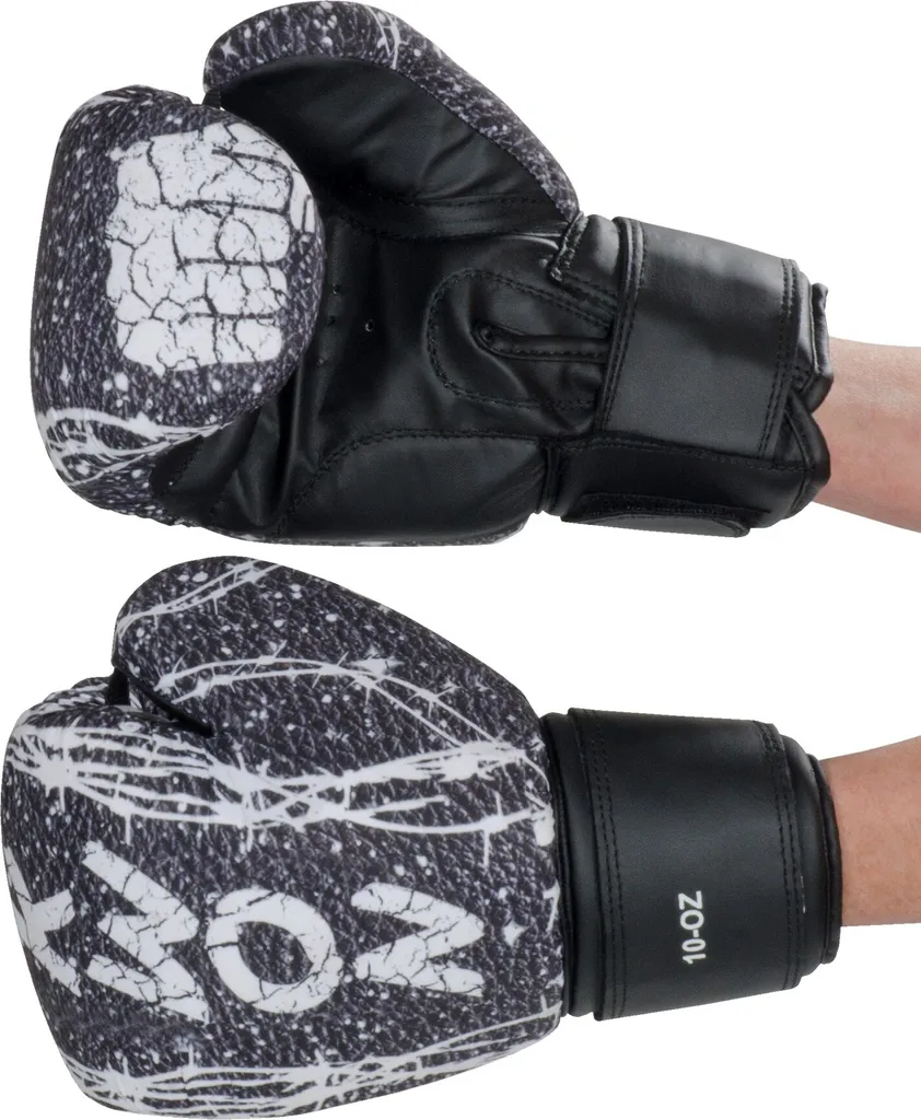 Gants de boxe enfant 8 oz motif barbelé pour entraînement de combat