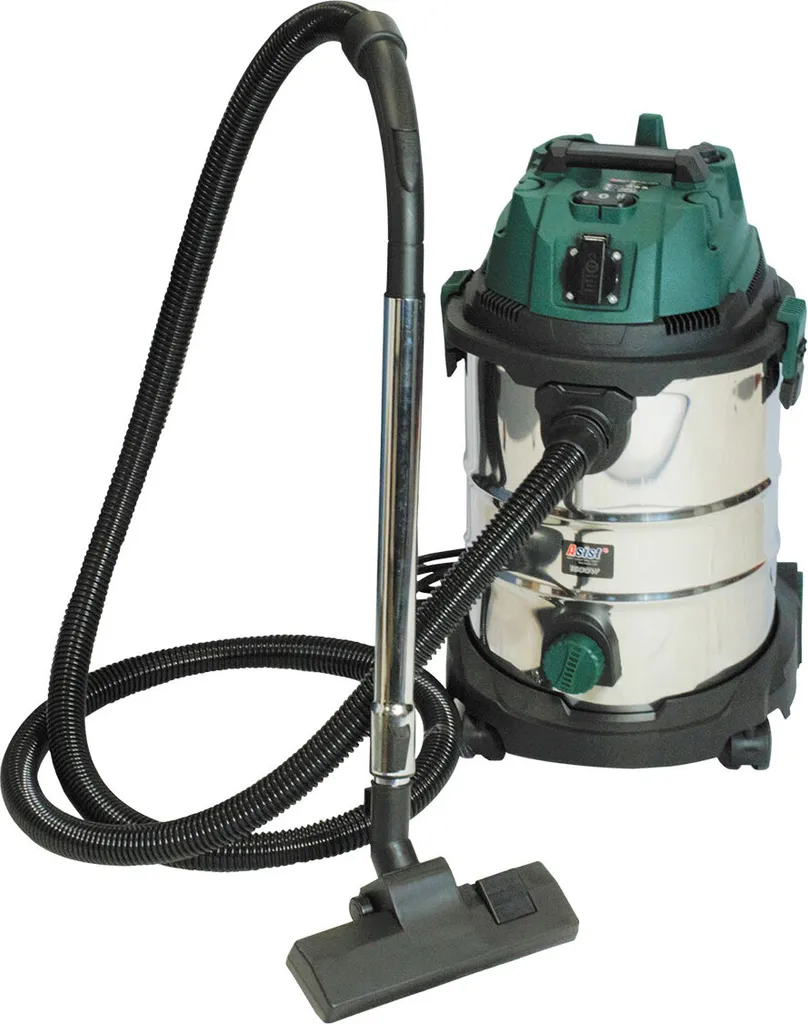 Aspirateur atelier Asist 1600W idéal pour bois, gravats et liquides