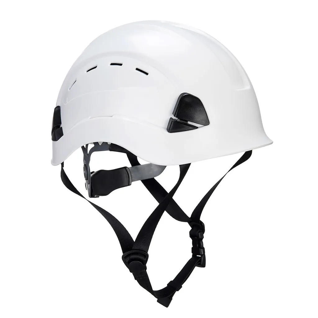 Portwest PS73 Casque d'alpinisme Endurance blanc léger avec jugulaire