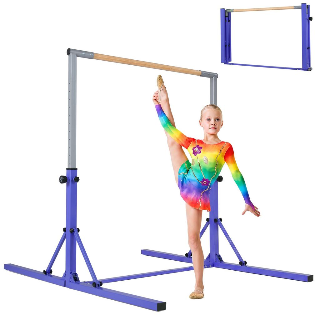 COSTWAY, gymnastický brúska, nastaviteľná výška 90-150 cm, Obrázok produktu 