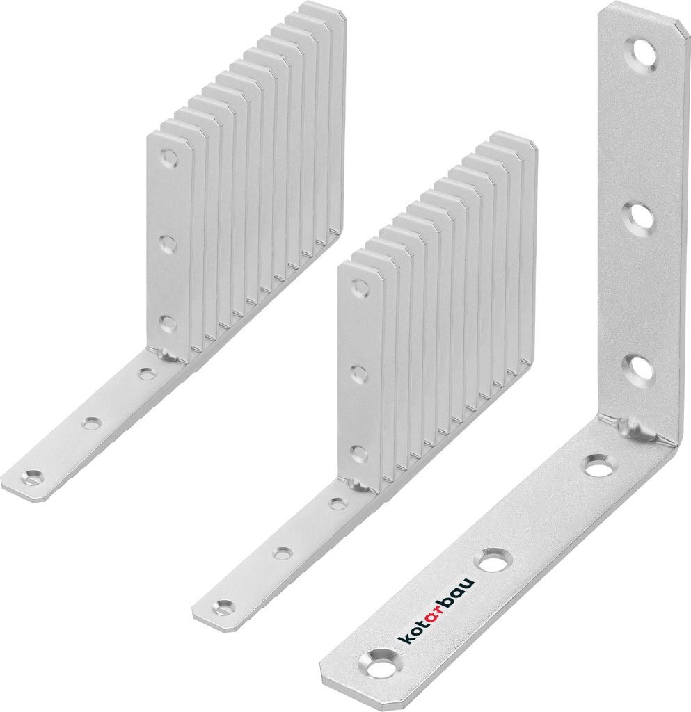 KOTARBAU® Set di 25 angolari 10 x 10 x 2 cm Connettore Immagine del prodotto 