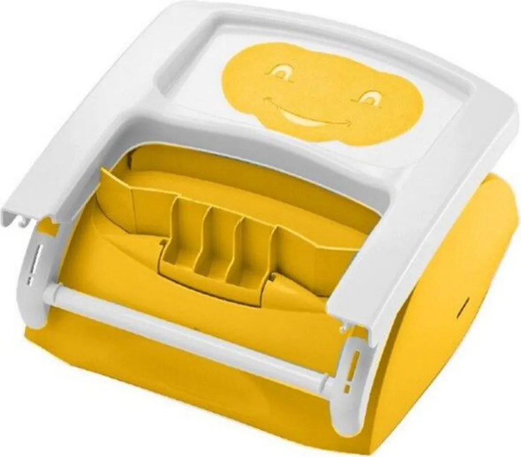 Chaise Haute Bébé Jaune ThermoBaby - Siège de Table Compact et Sûr - 3